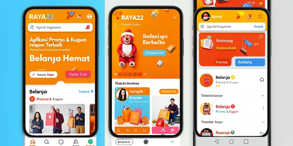 Tampilan antarmuka RAYA22 yang informatif dan menarik.