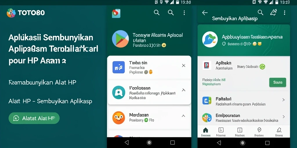Tampilan antarmuka pengguna TOTO80 yang sederhana dan efektif.